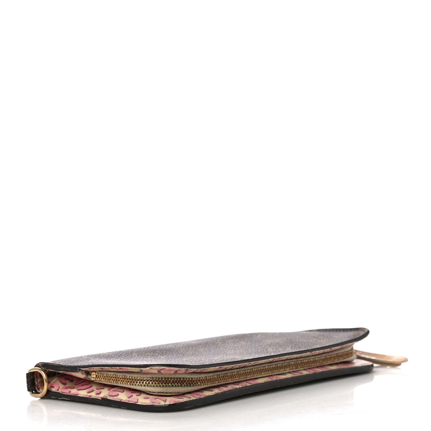 Monogram Leopard Insolite Wallet Blanc Corail