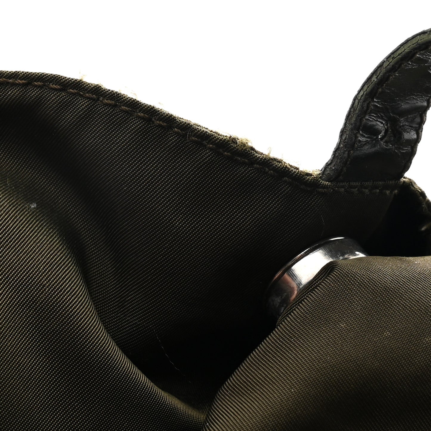 Tessuto Nylon Vela Small Backpack Dark Green