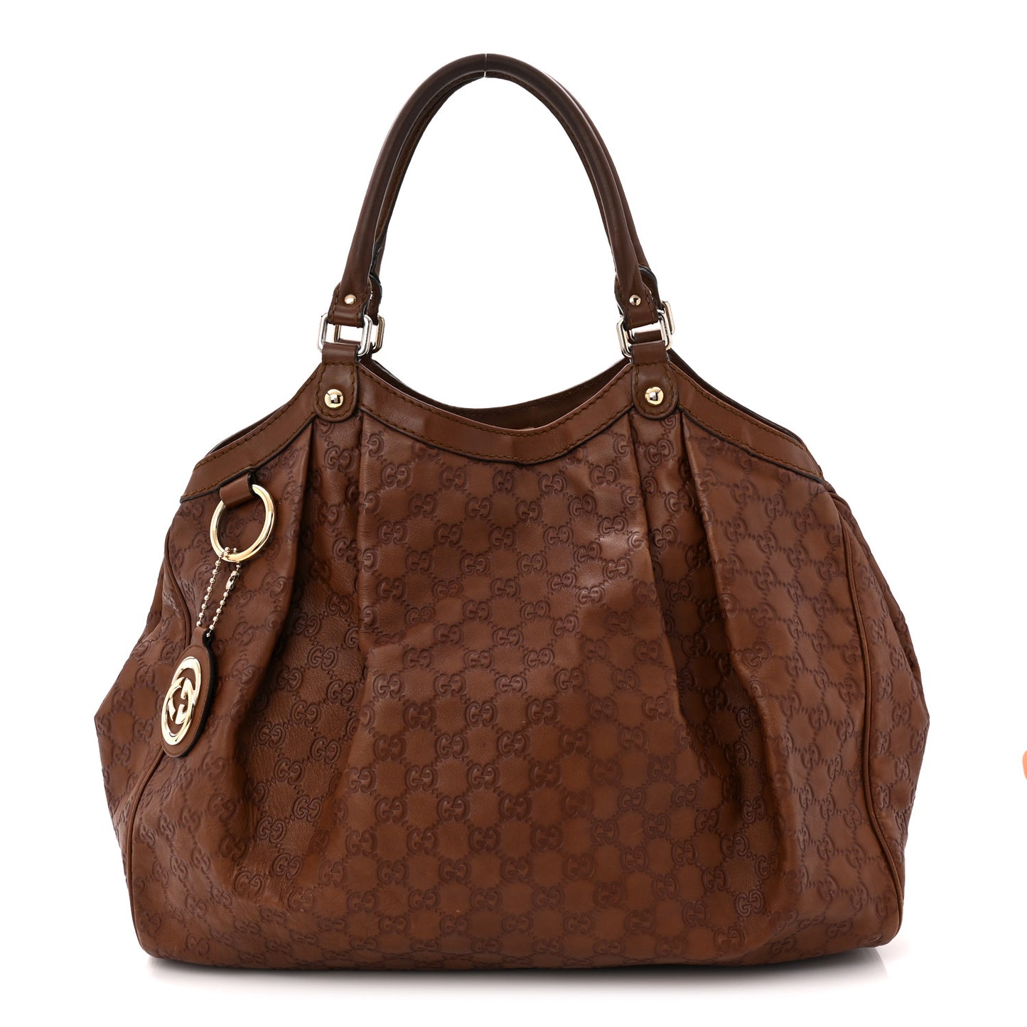 Guccissima Signature Large Sukey Tote Brown