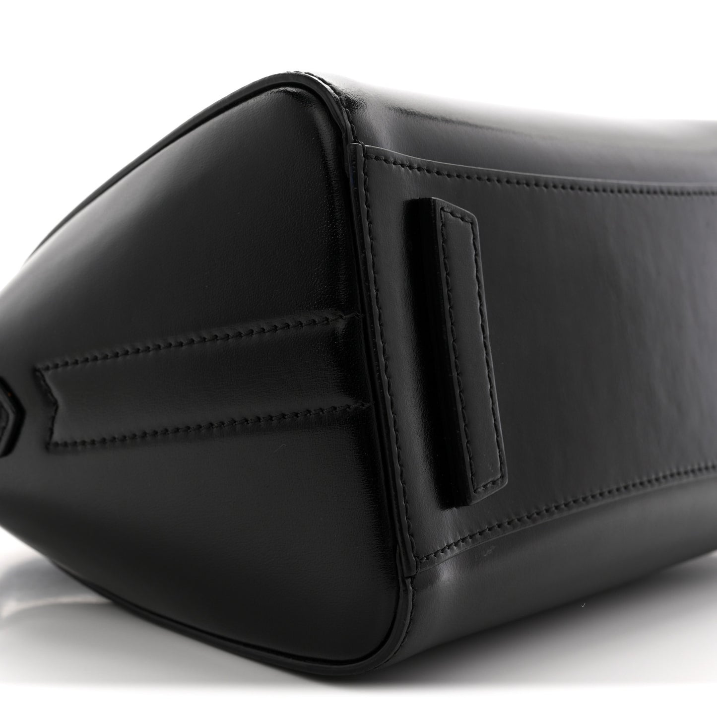 Shiny Lord Calfskin Mini Antigona Black