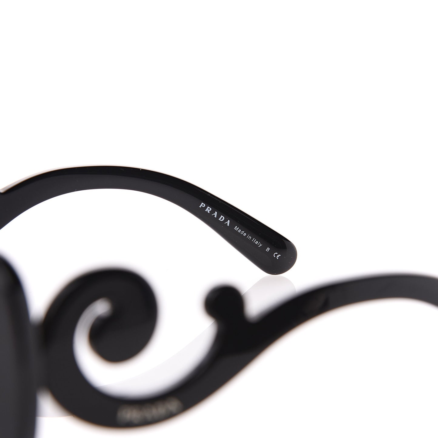 Acetate Baroque Sunglasses SPR 27O Black