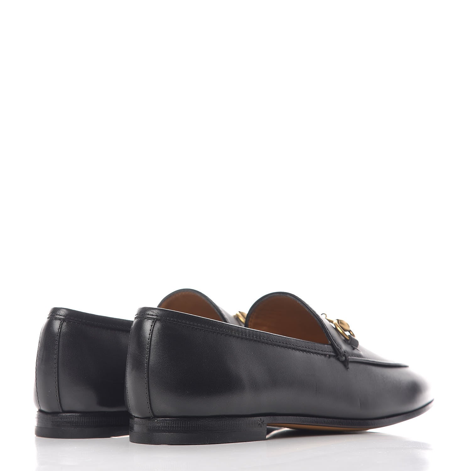 Gucci Calfskin Womens Jordaan Loafers 36 Black 3 of 8