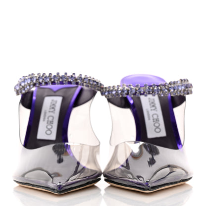 Jimmy Choo Plexi Crystal Bing 100 Pumps 38 Cassis 2 of 10