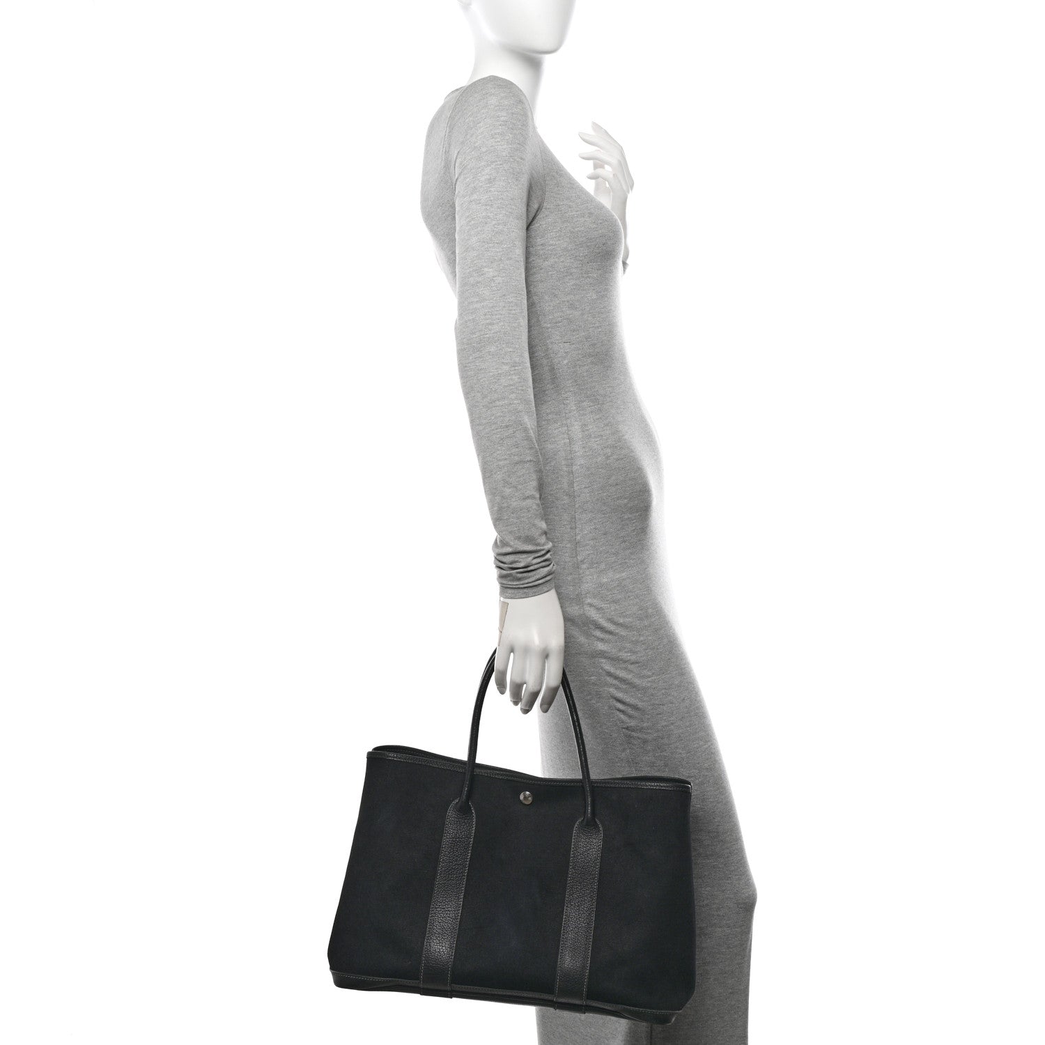 Hermes Toile Negonda Garden Party Tote 36 MM Black 2 of 14