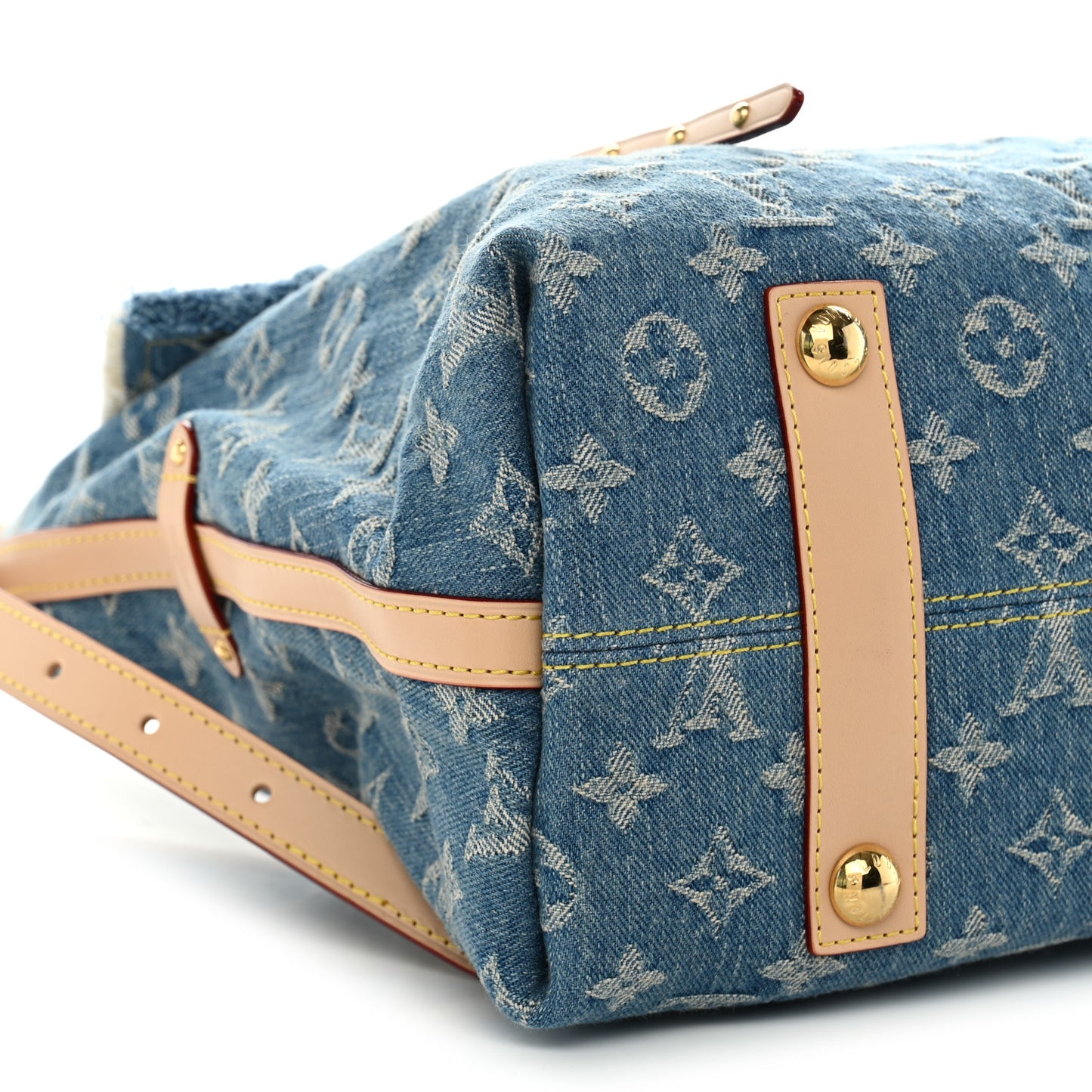Monogram Denim CarryAll MM Blue