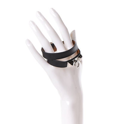 Hermes Swift Rivale Double Tour Bracelet S Black 2 of 7