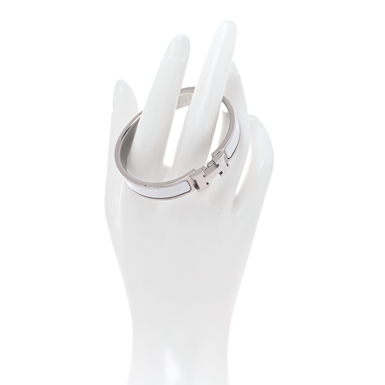 Hermes Enamel Narrow Clic Clac H Bracelet 2 of 8