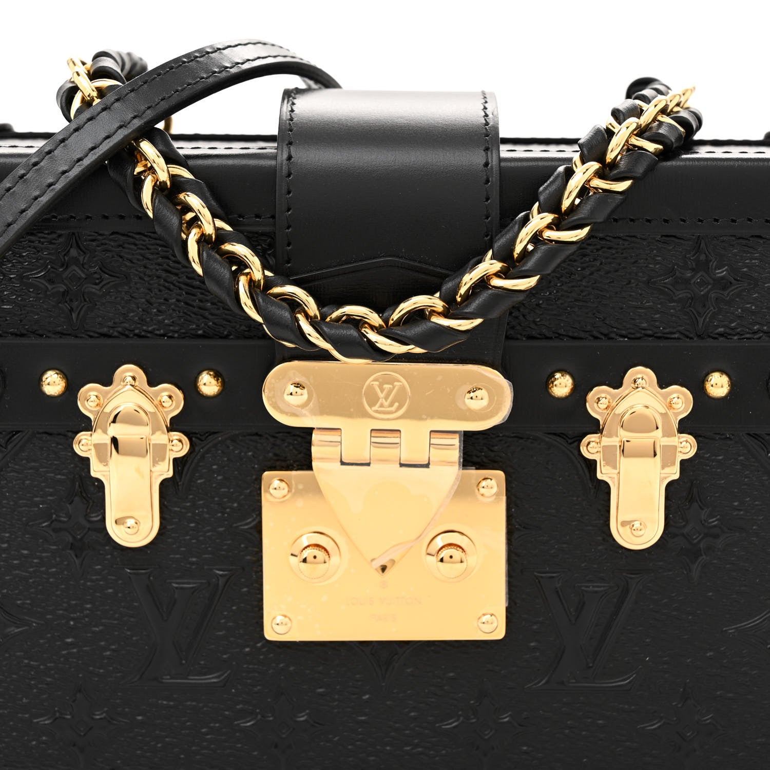 Louis Vuitton Midnight Canvas Petite Malle Black 7 of 10