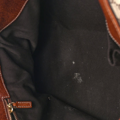 Gucci Monogram Bamboo Handle Bag Brown 11 of 14