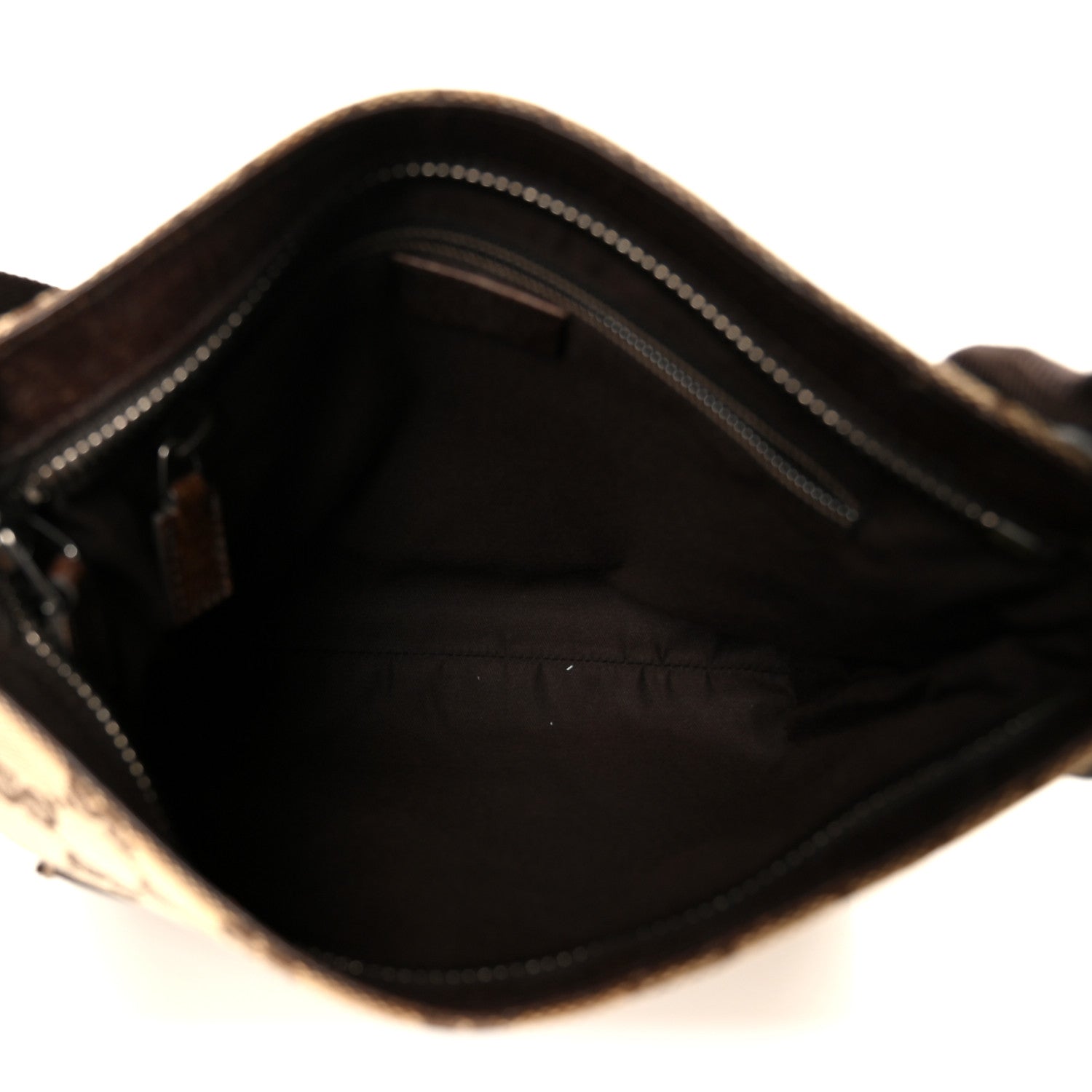 Gucci Monogram Flat Messenger Bag Dark Brown 5 of 11