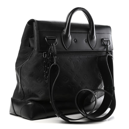 Louis Vuitton Taurillon Monogram Steamer PM Black 2 of 4