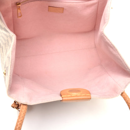 Louis Vuitton Damier Azur Propriano Rose Ballerine 6 of 10