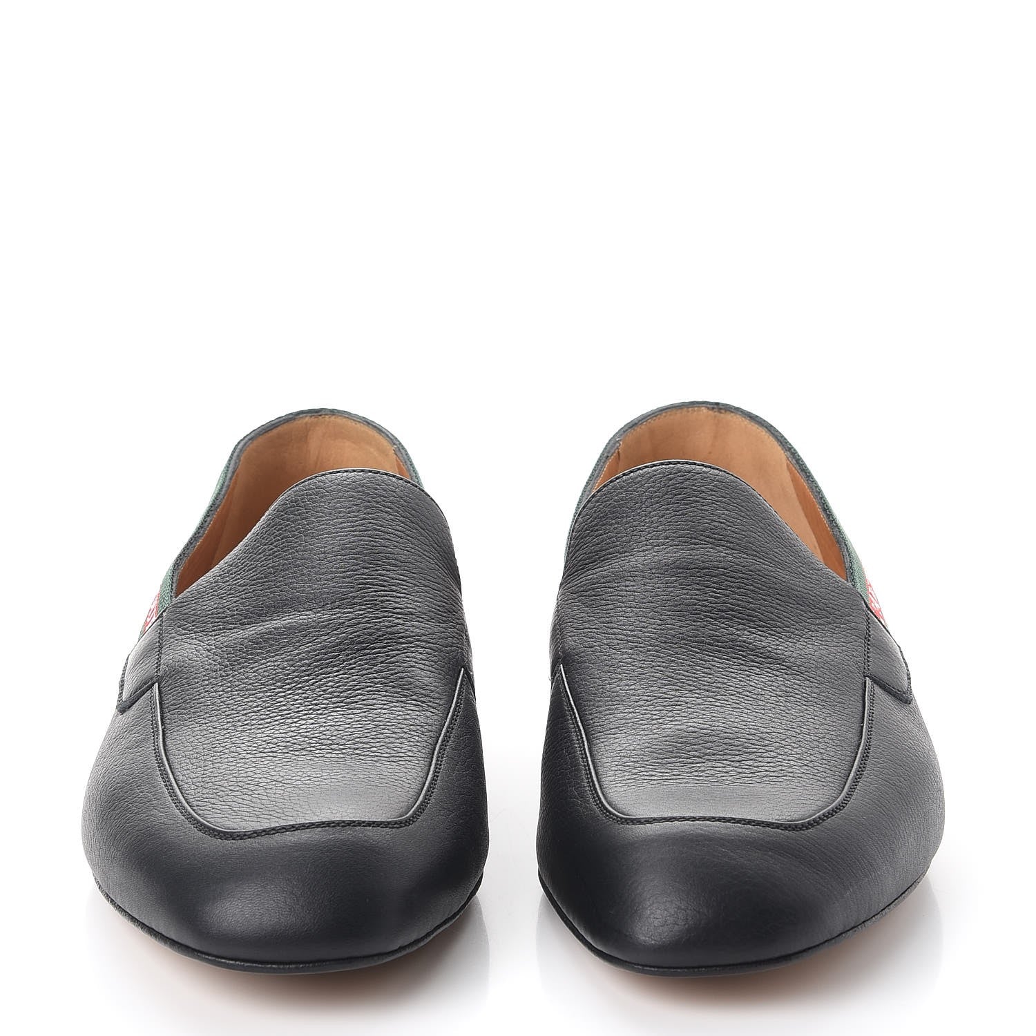 Gucci Mens Calfskin Vicente L'Avenue Loafer 8.5 Black 2 of 13