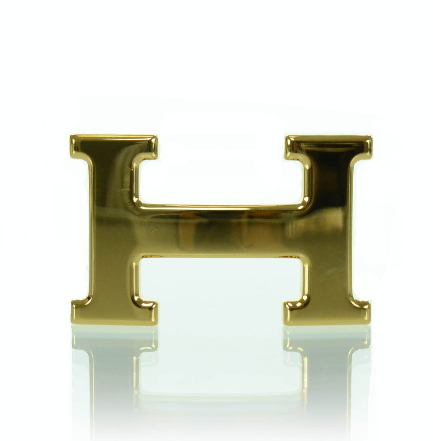 H Belt Buckle Gold
