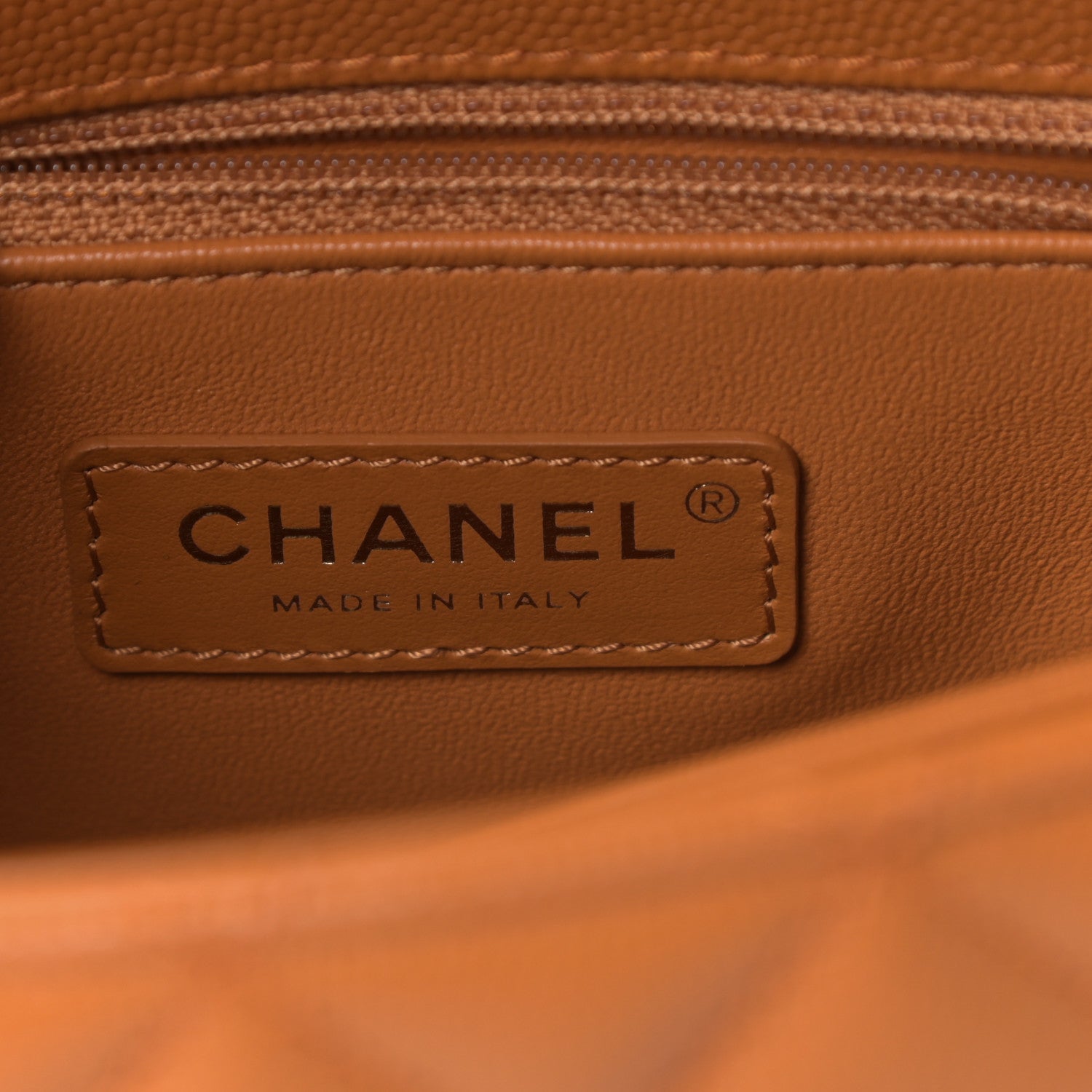 Chanel Caviar Quilted Mini Coco Handle Flap Light Brown 6 of 11