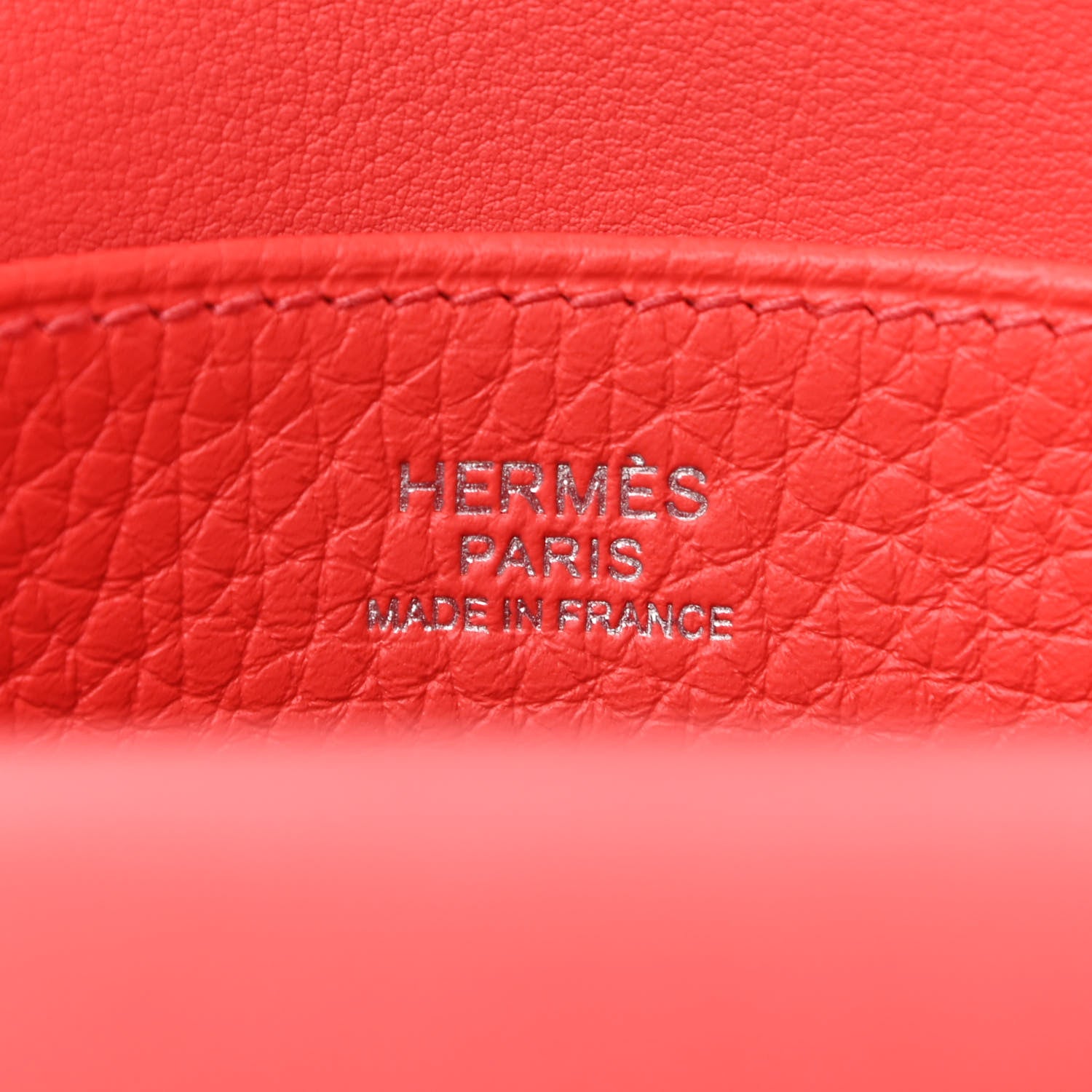 Hermes Taurillon Clemence Halzan 25 Rose Texas 7 of 10
