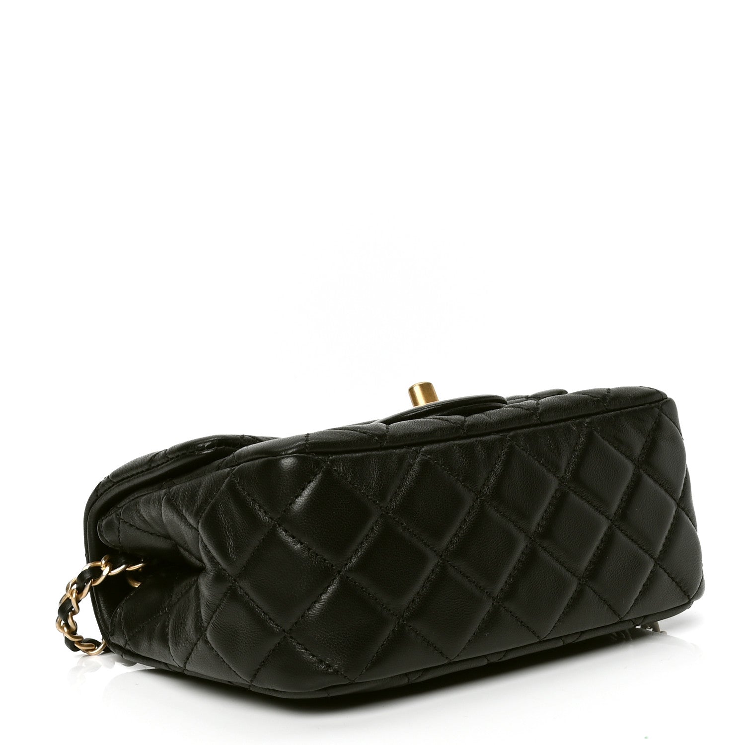 Chanel Lambskin Quilted Mini Pearl Crush Flap Black 3 of 4