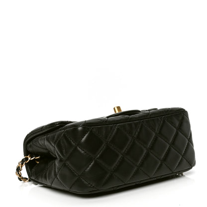Chanel Lambskin Quilted Mini Pearl Crush Flap Black 3 of 4