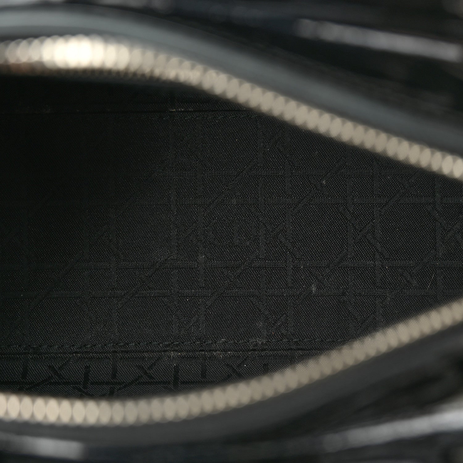 Christian Dior Patent Cannage Medium Lady Dior Black 5 of 11