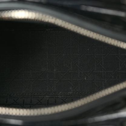 Christian Dior Patent Cannage Medium Lady Dior Black 5 of 11