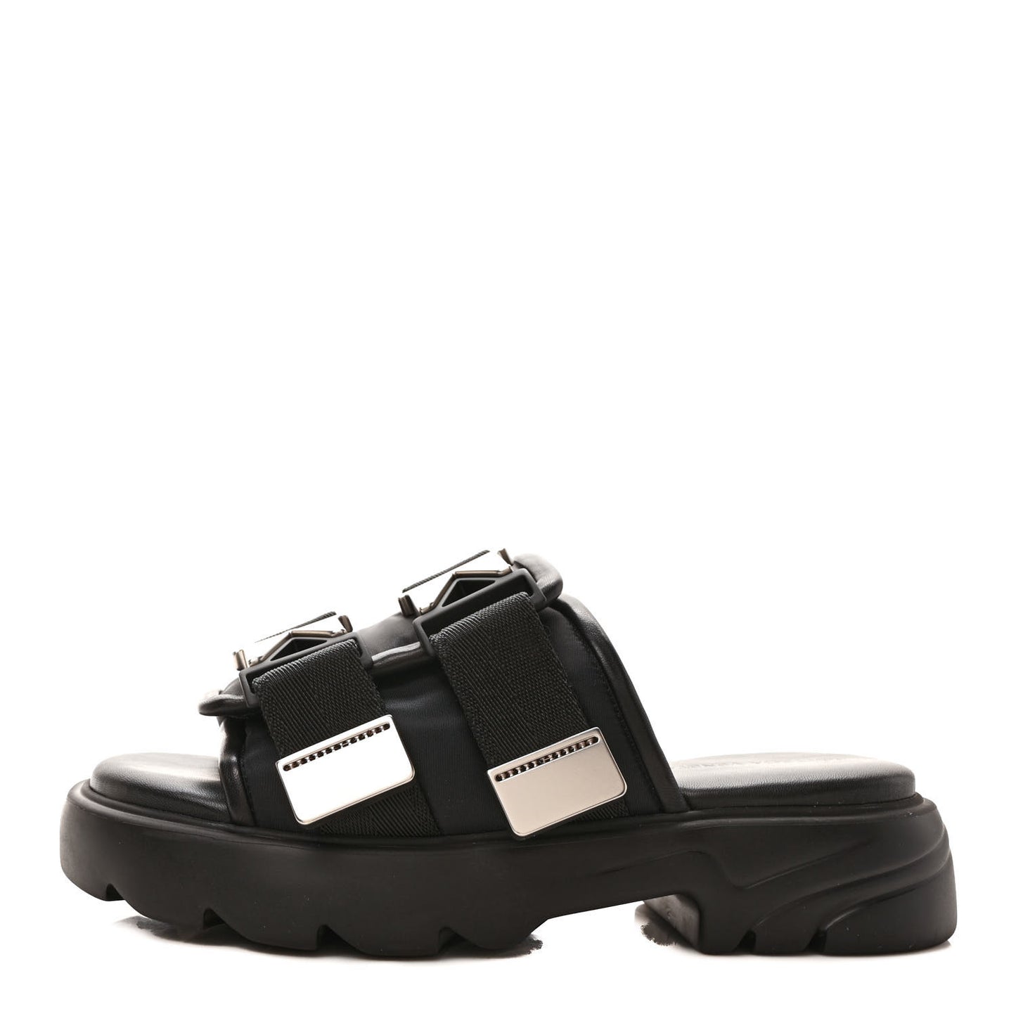 Nappa Flash 45mm Flat Sandals 37 Black
