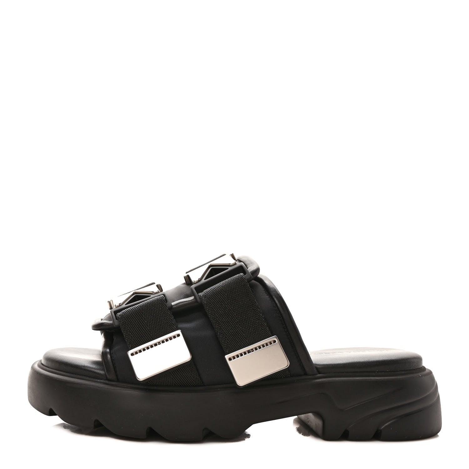 Bottega Veneta Nappa Flash 45mm Flat Sandals 37 Black 1 of 7