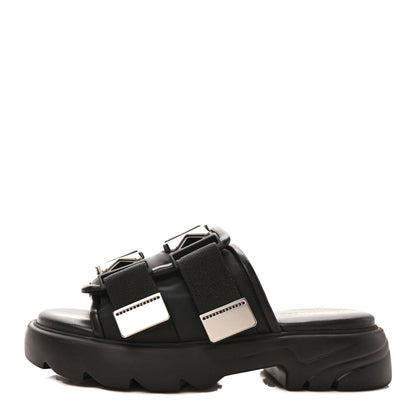 Bottega Veneta Nappa Flash 45mm Flat Sandals 37 Black 1 of 7