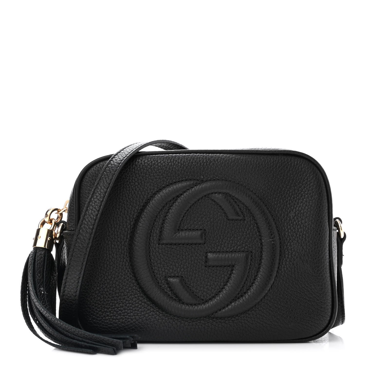 Gucci Pebbled Calfskin Small Soho Disco Bag Black 1 of 13