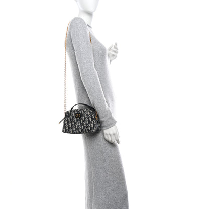 Christian Dior Oblique 30 Montaigne D-Cosy Pouch Blue 2 of 12