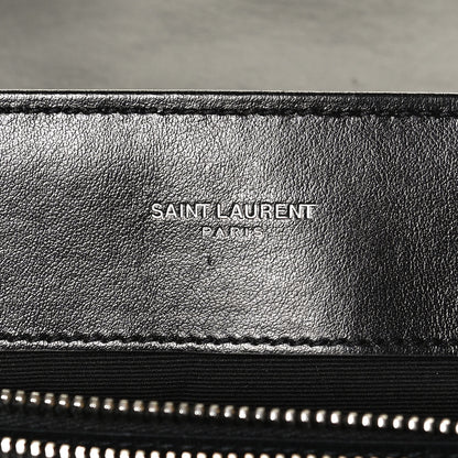 Saint Laurent Calfskin Y Quilted Monogram Medium Loulou Chain Satchel Black 6 of 12