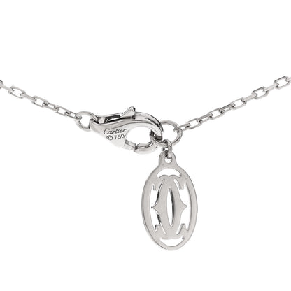 Cartier 18K White Gold Diamond SM D'Amour Pendant Necklace 4 of 5