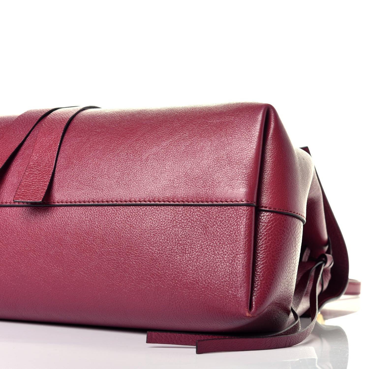 Valentino Garavani Grainy Calfskin VRing Shoulder Bag Cerise 9 of 9