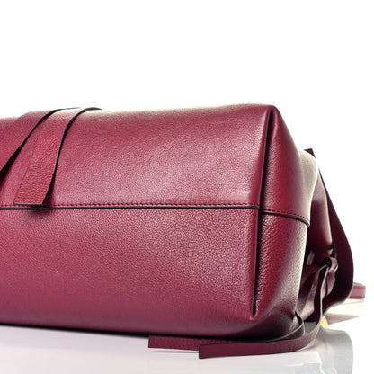 Valentino Garavani Grainy Calfskin VRing Shoulder Bag Cerise 9 of 9