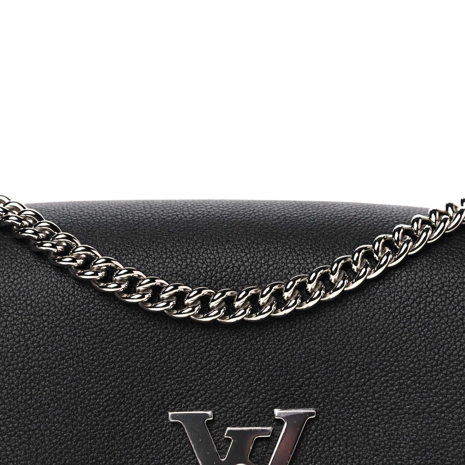 Louis Vuitton Soft Calfskin My Lockme Chain Bag BB Black 8 of 10