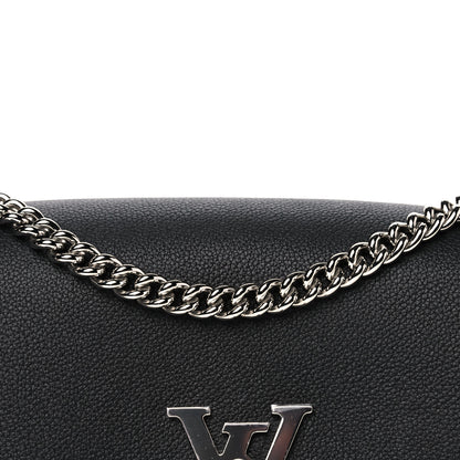 Louis Vuitton Soft Calfskin My Lockme Chain Bag BB Black 8 of 10