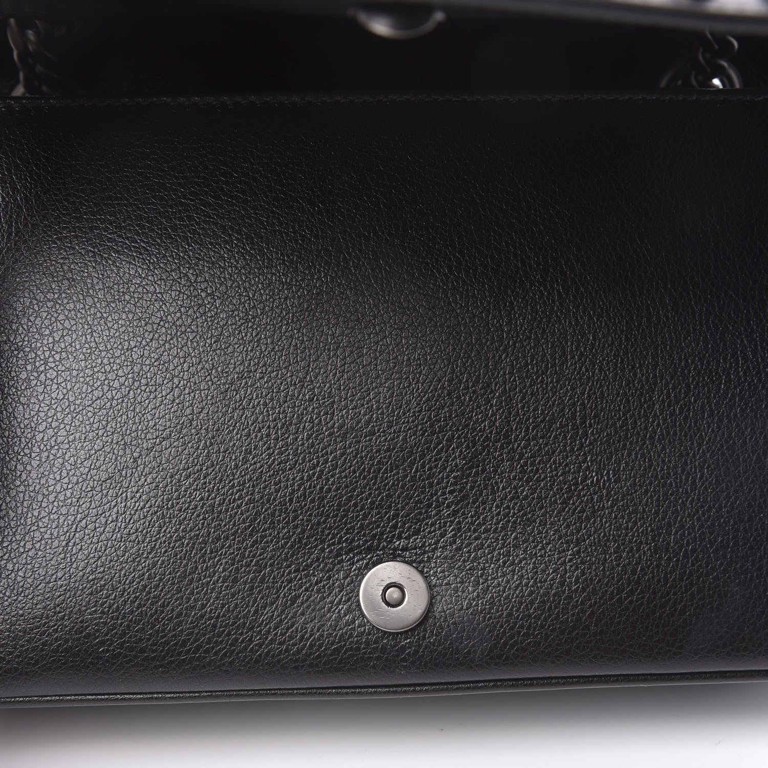 Prada Glace Calfskin Studded Crossbody Turchese Black 12 of 13