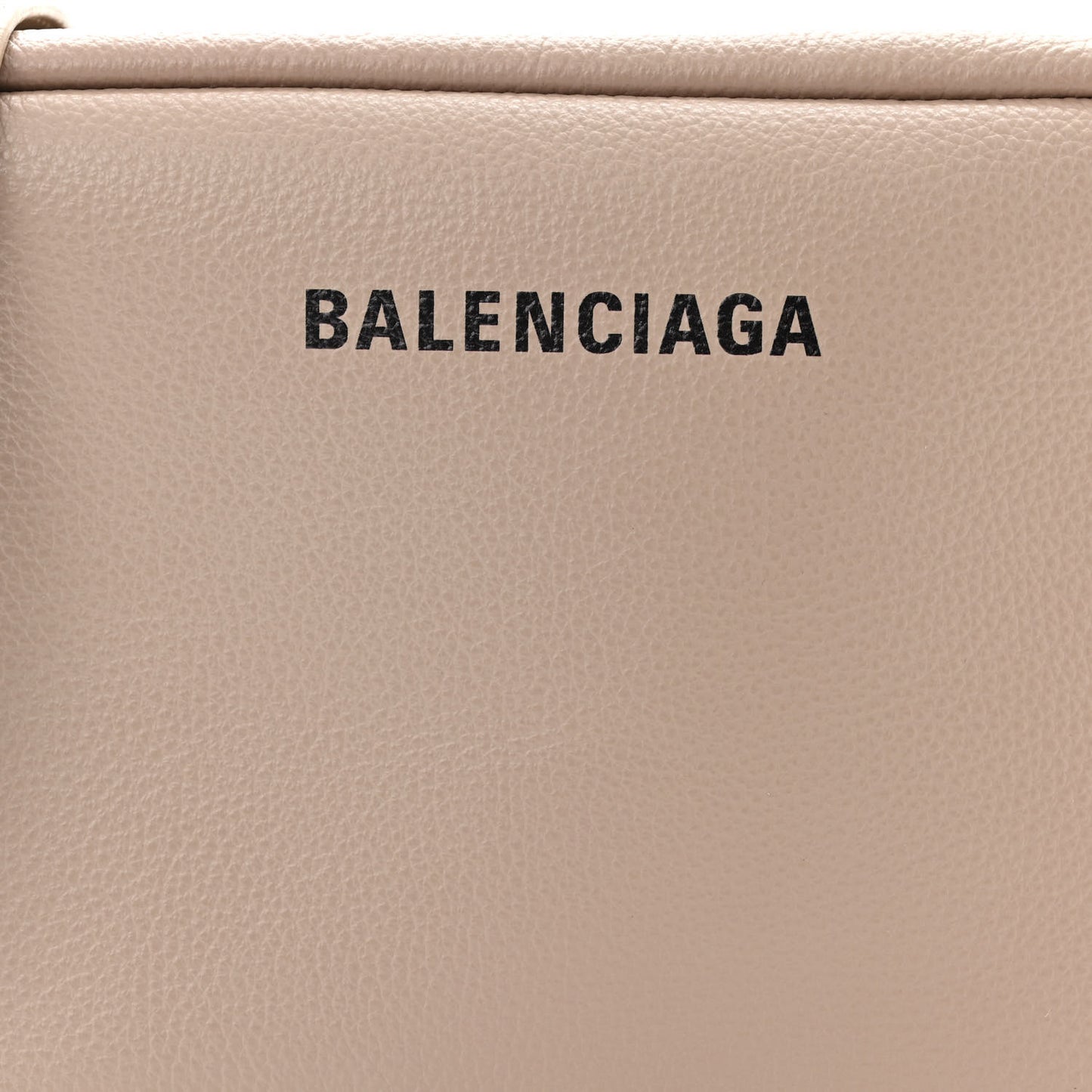 Calfskin Logo M Everyday Camera Bag Taupe