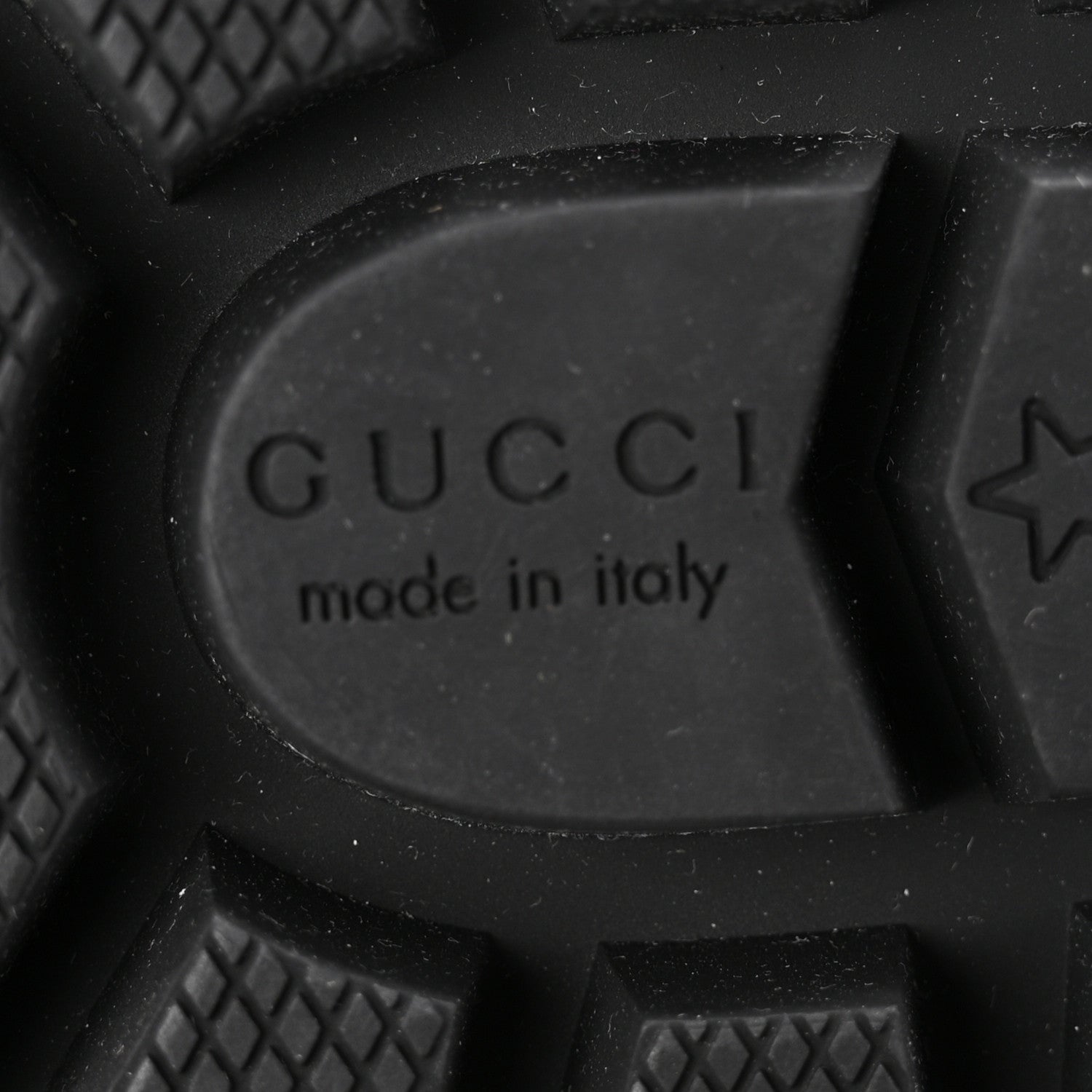 Gucci Calfskin Sylvie Web Womens Lace Up Combat Boots 35 Black 8 of 10