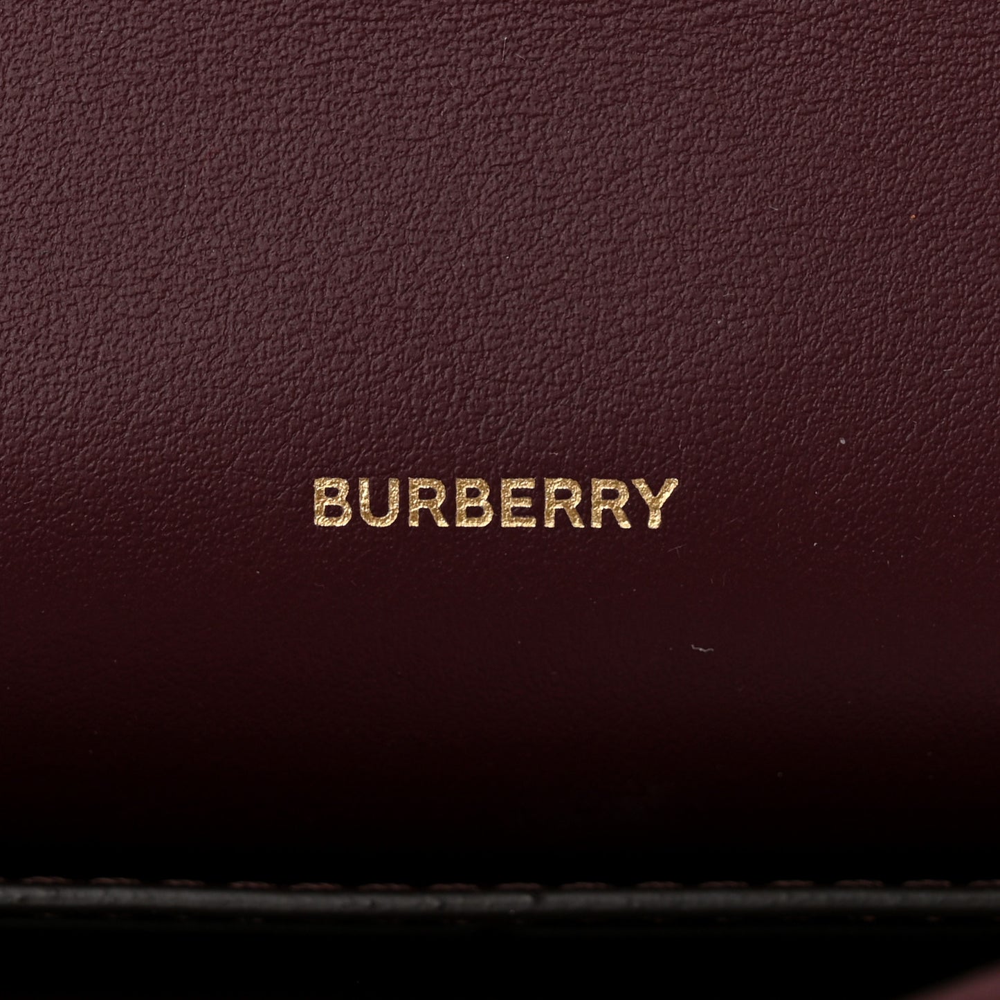 Calfskin Logo Hazelmere Wallet With Detachable Strap Deep Maroon