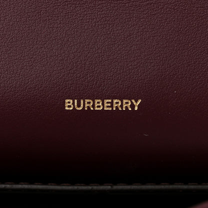 Burberry Calfskin Logo Hazelmere Wallet With Detachable Strap Deep Maroon 7 of 11