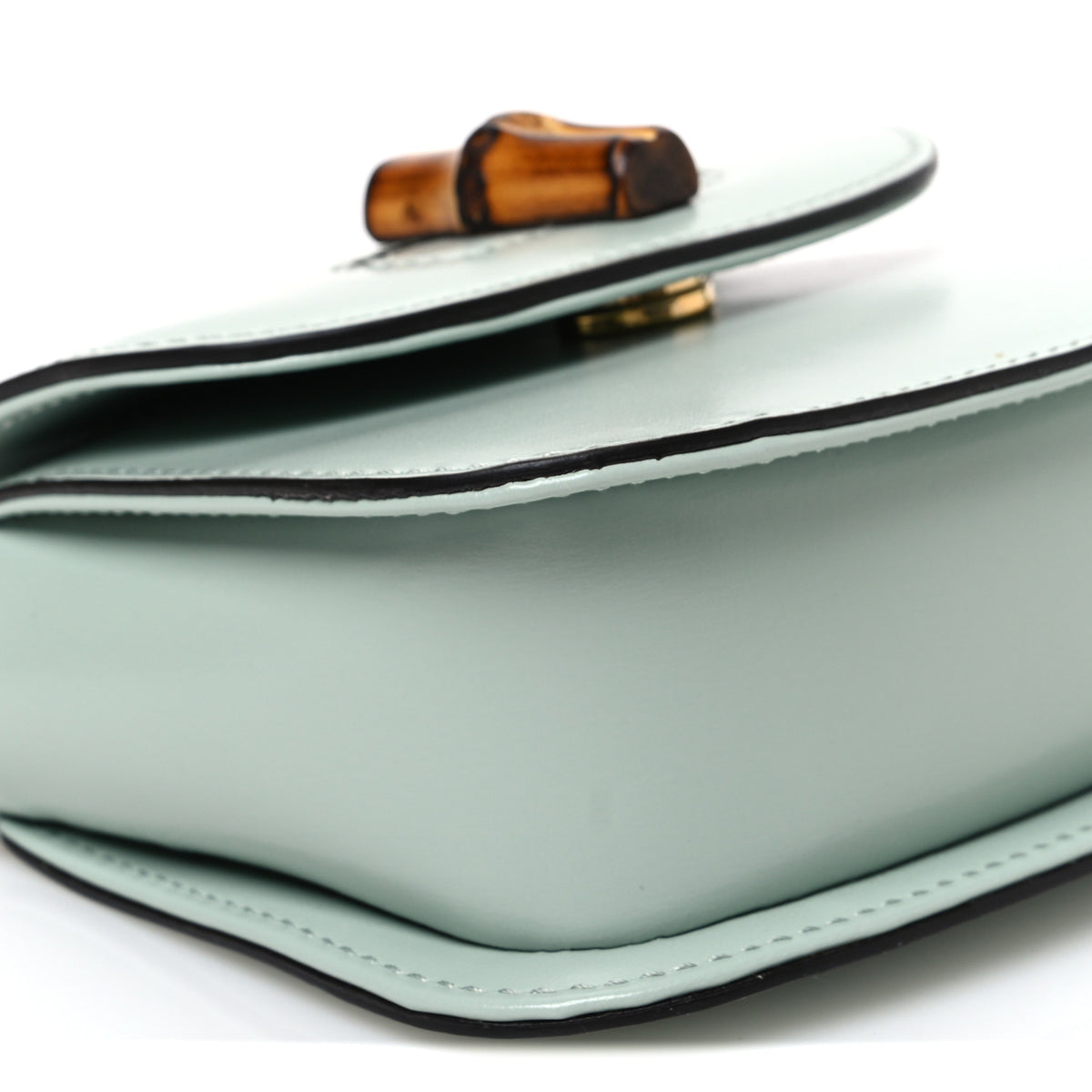 Boarded Dyana Lux Nano Bamboo 1947 Top Handle Chain Bag Salvy Green