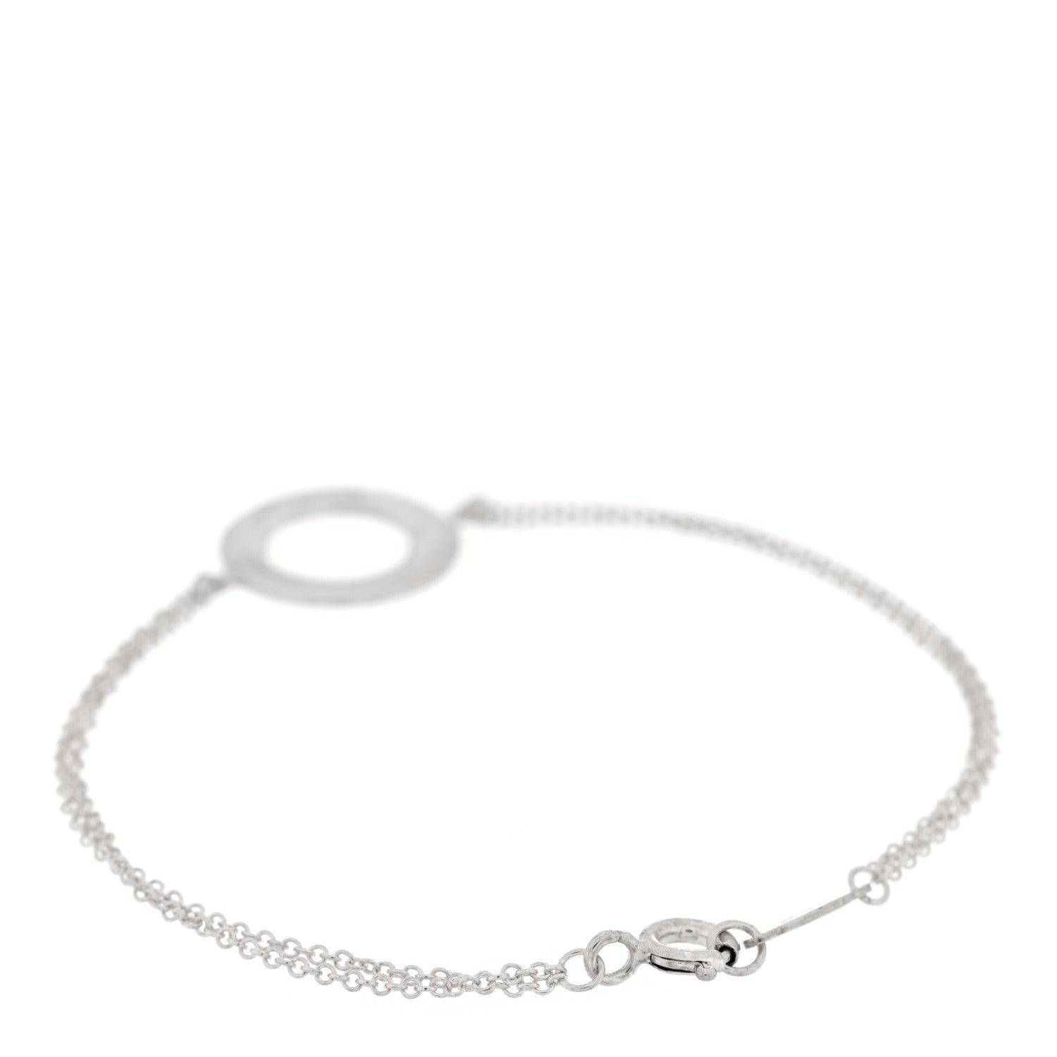Tiffany Sterling Silver 1837 Circle Chain Bracelet 2 of 3