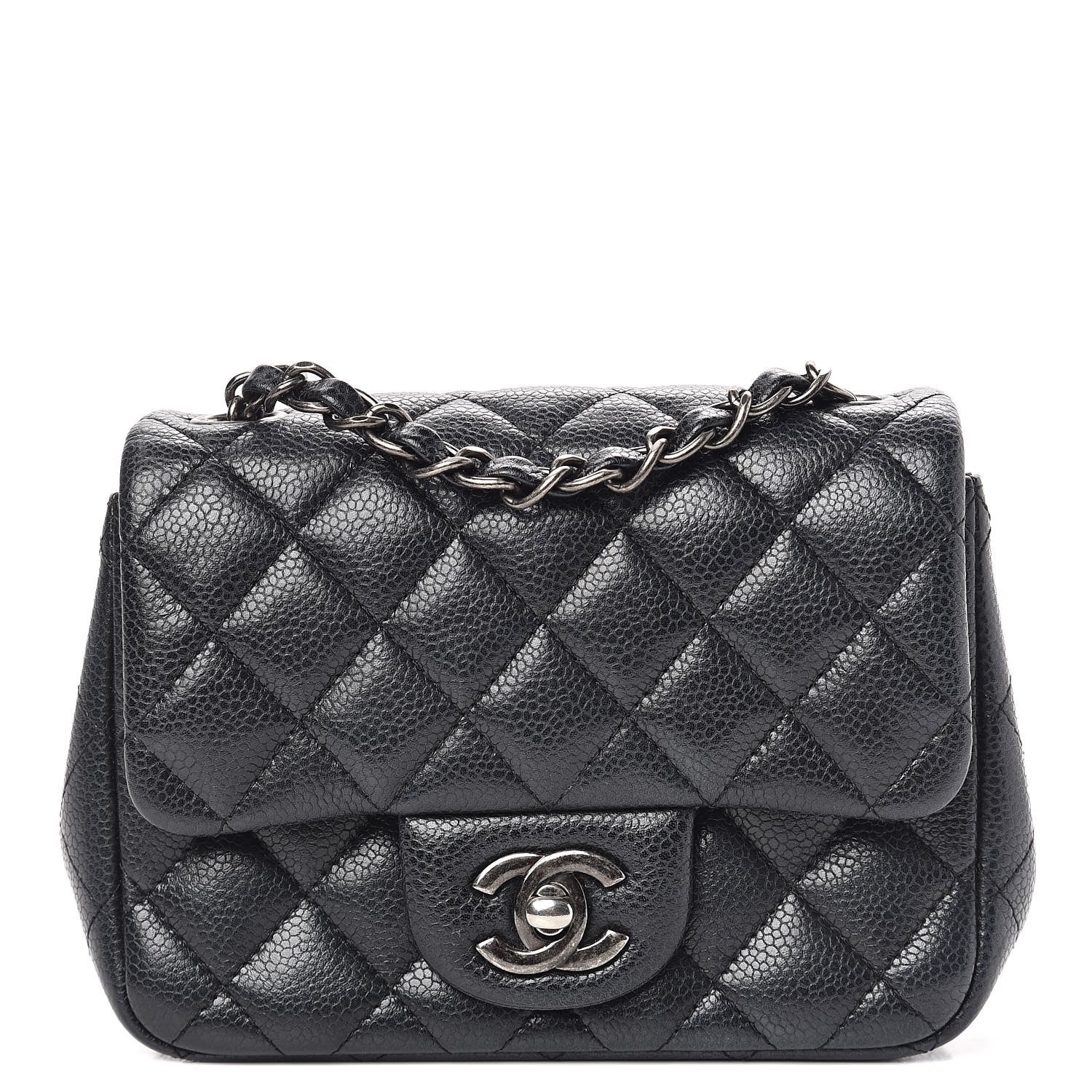 Chanel Caviar Quilted Mini Square Flap Black 1 of 10