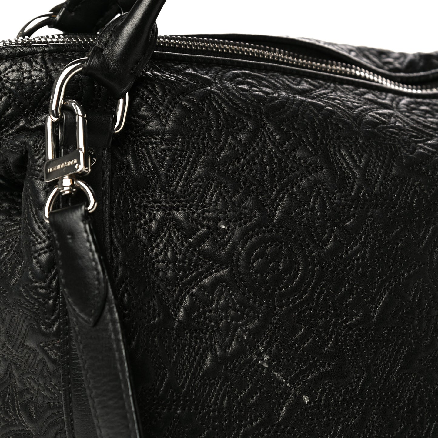 Monogram Lambskin Antheia Ixia MM Black