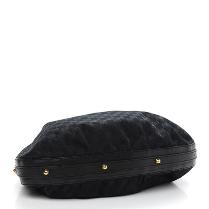 Gucci Monogram Medium Interlocking Hobo Black 3 of 11