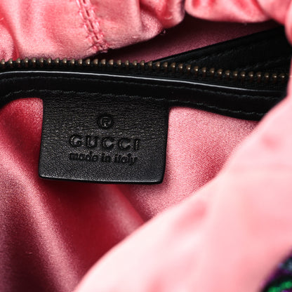 Gucci Brocade Web Small Double Buckle Backpack Multicolor 6 of 14