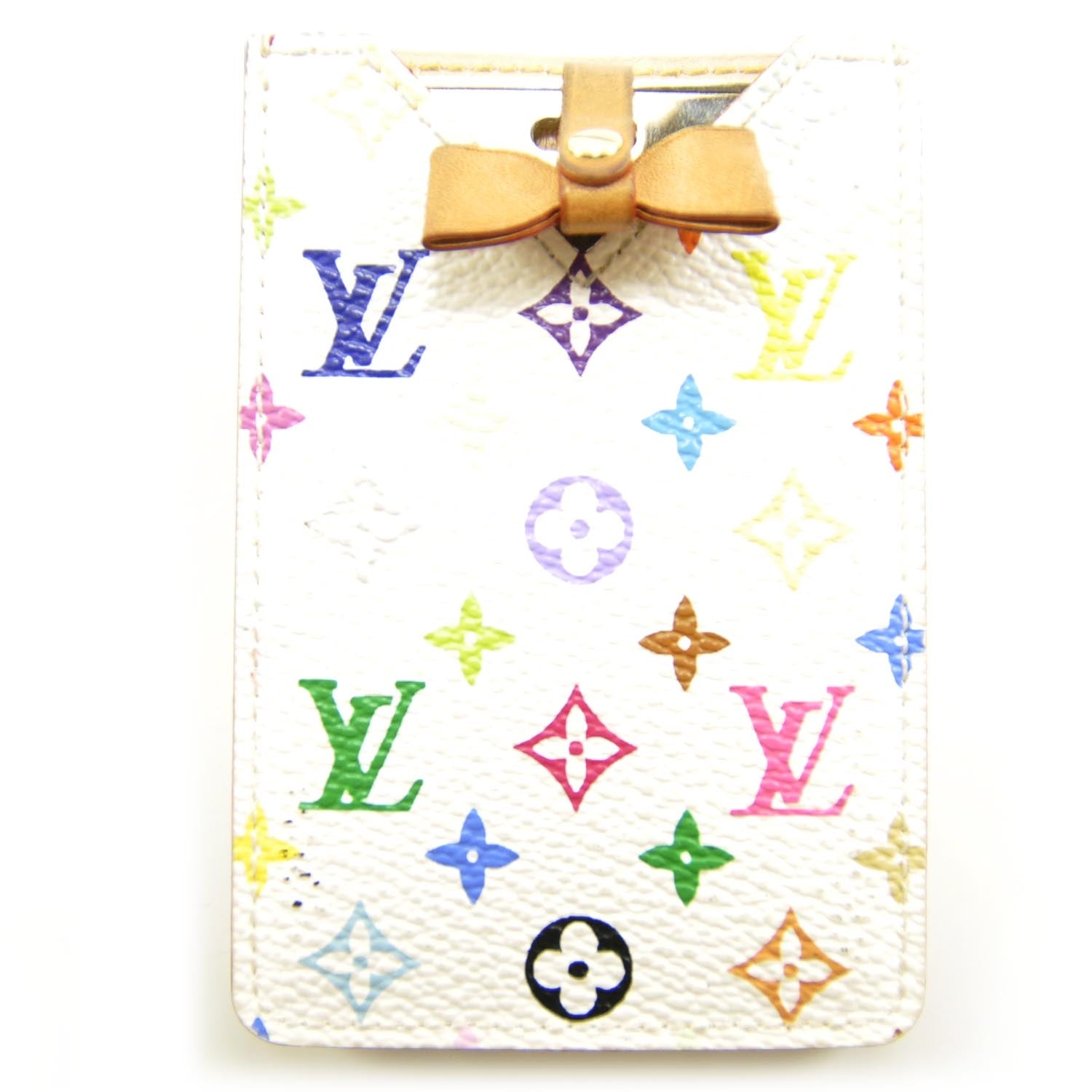 Louis Vuitton Monogram Multicolor Mirror and Case Pouch White 1 of 7