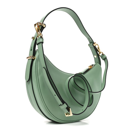 Prada Soft Calfskin Arque Shoulder Bag Acquamarina 3 of 9