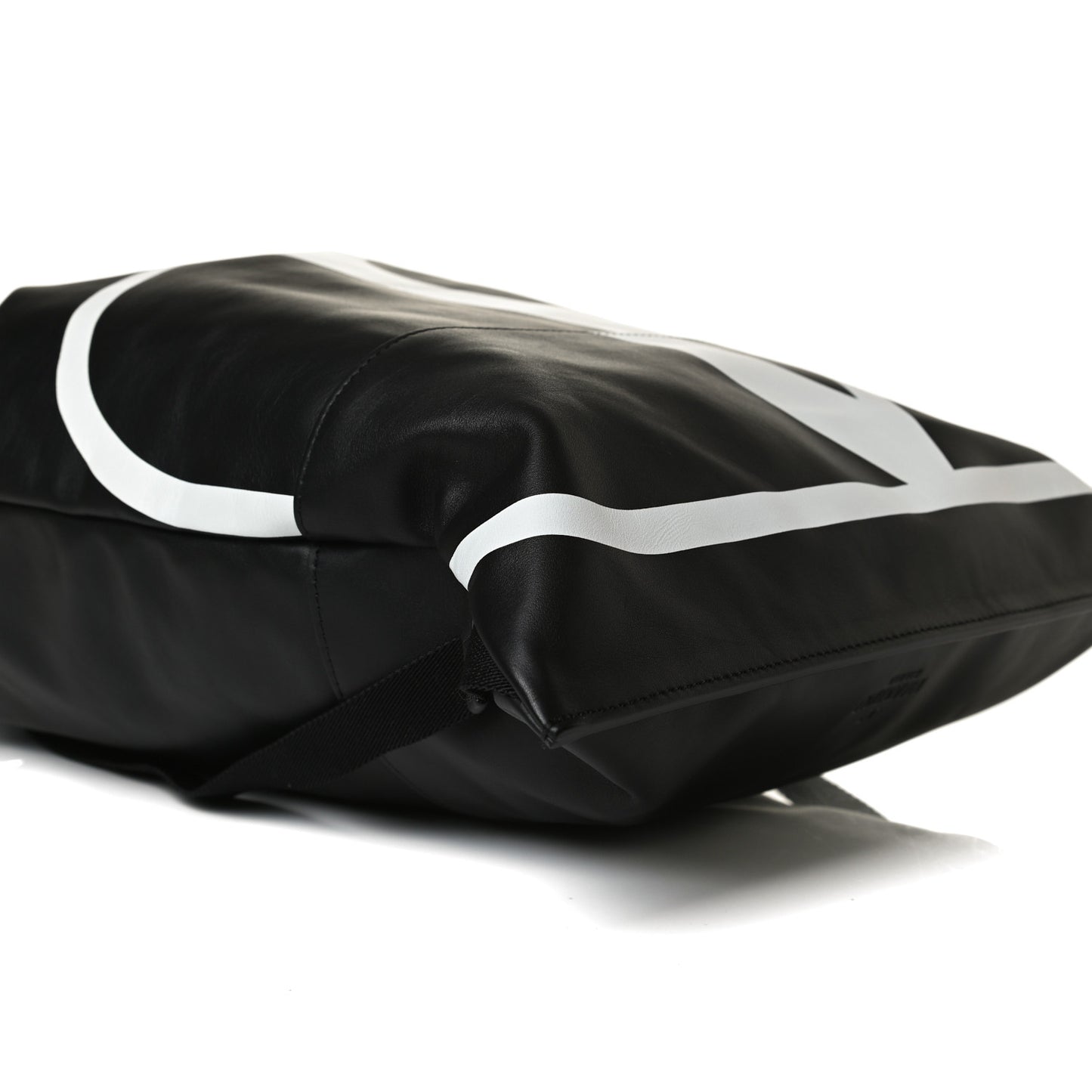 Nappa VLogo Drawstring Backpack Black