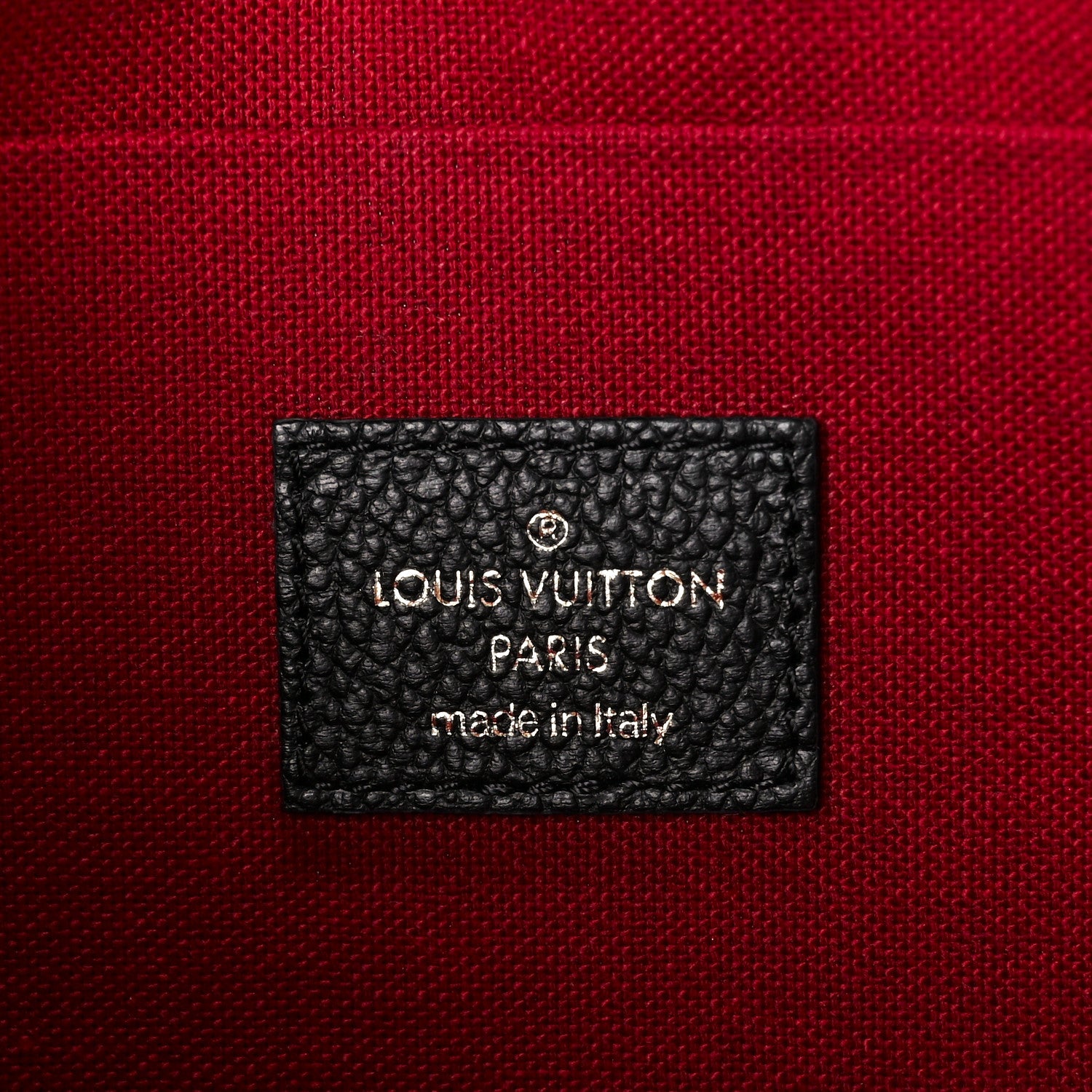 Louis Vuitton Empreinte Monogram Giant Felicie Pochette Black Beige 8 of 13